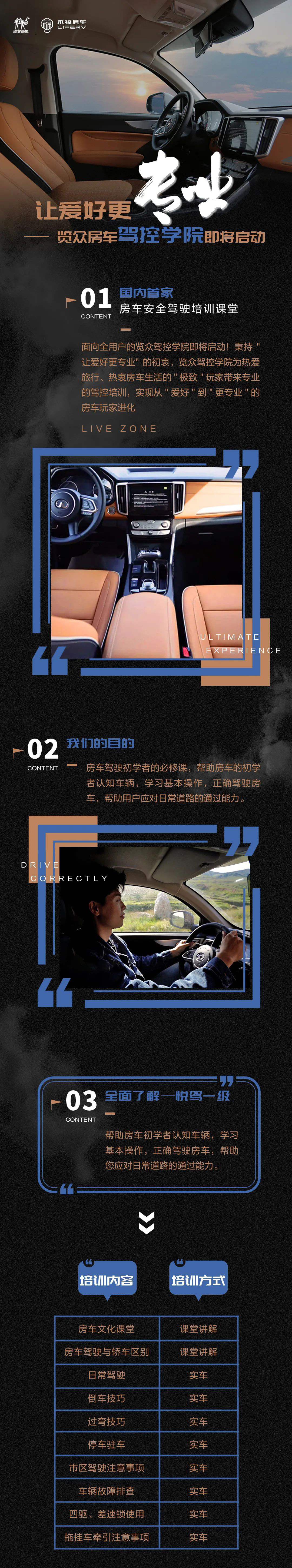 讓愛好更專業(yè)！覽眾房車駕控學(xué)院即將啟動(dòng)